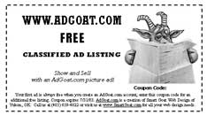 Ad Goat Coupon